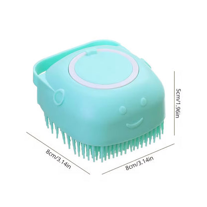 Transform Bath Time with Our Soft Silicone Pet Bathing Brush - Perfect for Dogs and Cats!