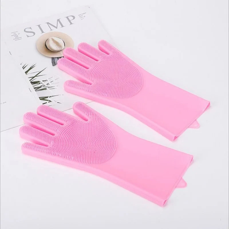 Revolutionary Pet Hair Removal Glove - Effortless Grooming for Dogs and Cats with Silicone Scrubbing Action