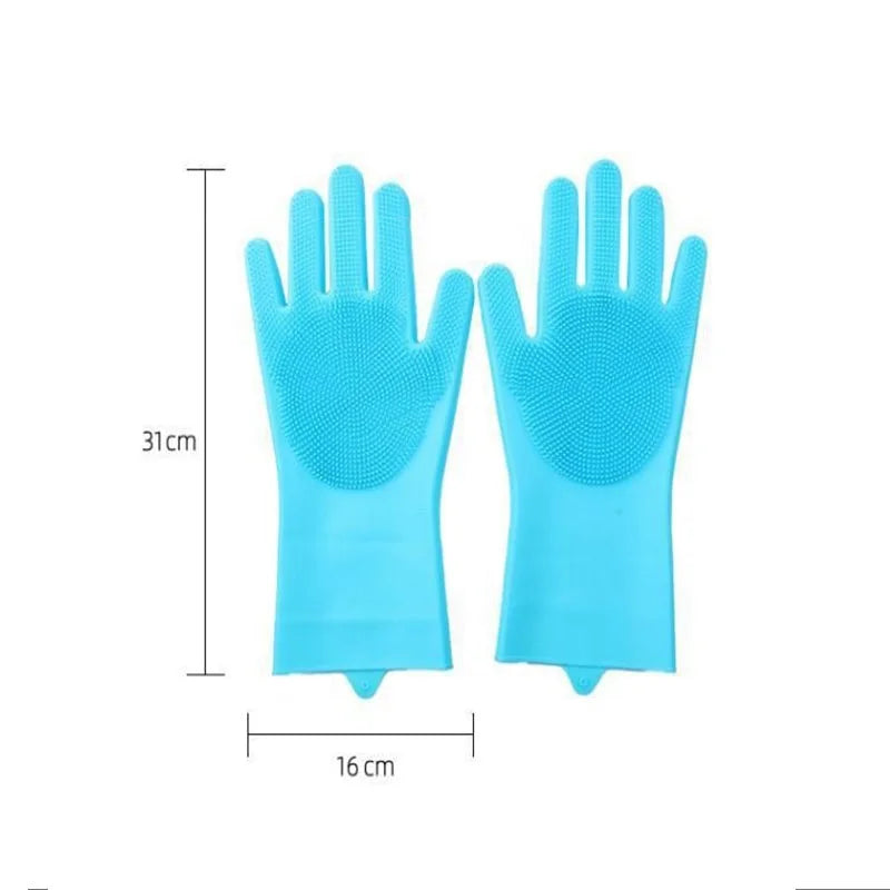 Revolutionary Pet Hair Removal Glove - Effortless Grooming for Dogs and Cats with Silicone Scrubbing Action