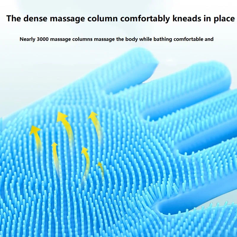 Revolutionary Pet Hair Removal Glove - Effortless Grooming for Dogs and Cats with Silicone Scrubbing Action