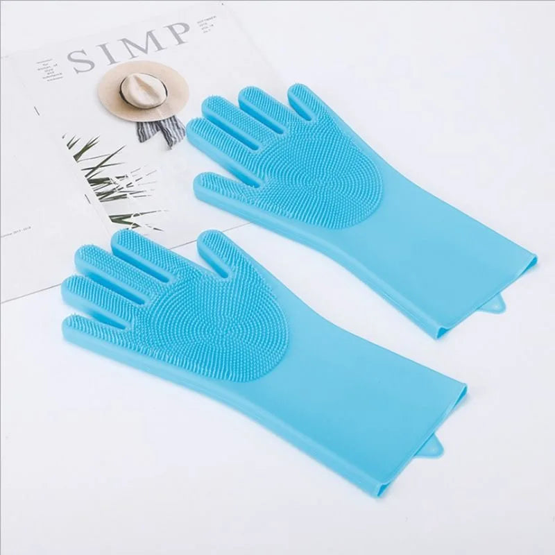 Revolutionary Pet Hair Removal Glove - Effortless Grooming for Dogs and Cats with Silicone Scrubbing Action