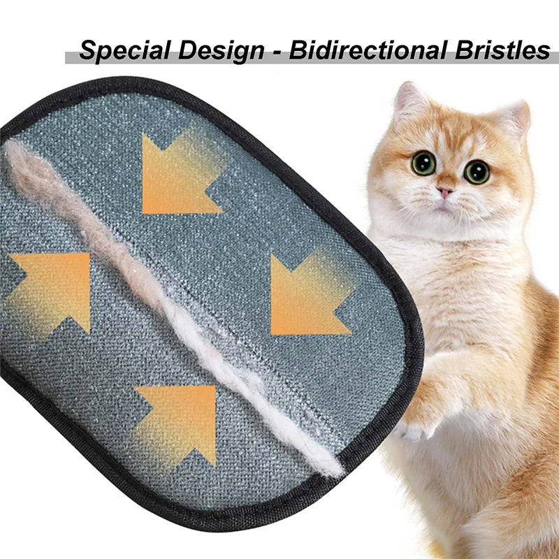 Revolutionary 2025 Electrostatic Pet Hair Removal Gloves - Effortless Grooming for Cats & Dogs