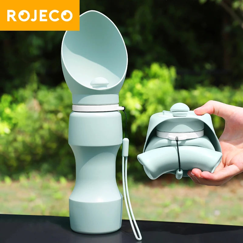 Ultimate Portable Pet Water Bottle: Leakproof Soft Silicone Mug for Dogs and Cats - Perfect for Outdoor Adventures!