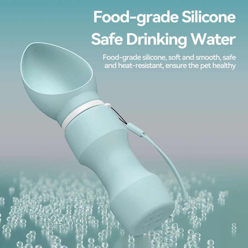 Ultimate Portable Pet Water Bottle: Leakproof Soft Silicone Mug for Dogs and Cats - Perfect for Outdoor Adventures!